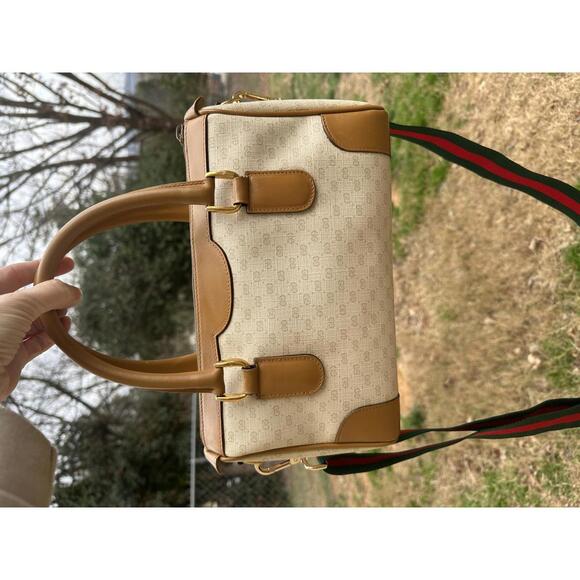 Gucci Vintage GG Boston Style Satchel with COA - Picture 3 of 10